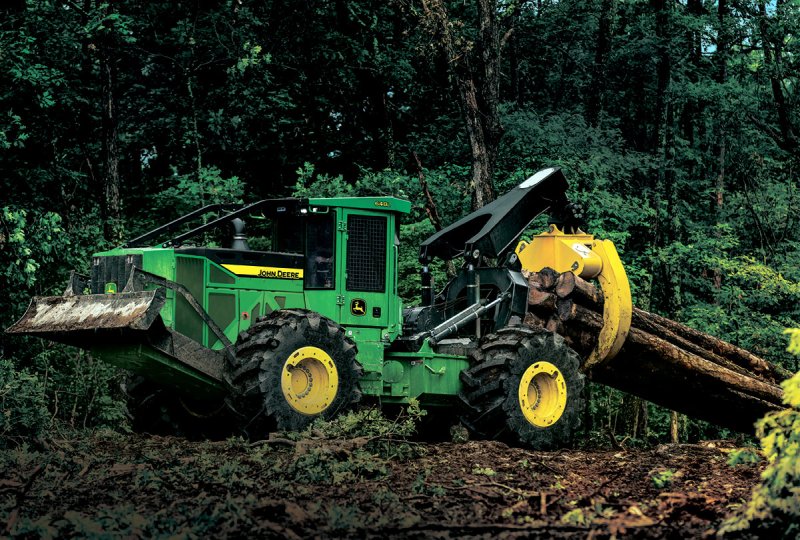 Трелевочный трактор John Deere 748l