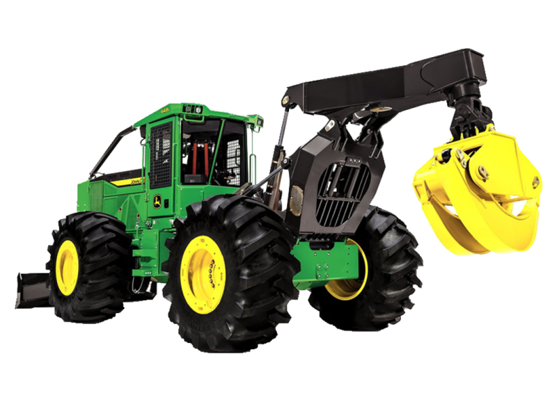 Трелевочный трактор John Deere