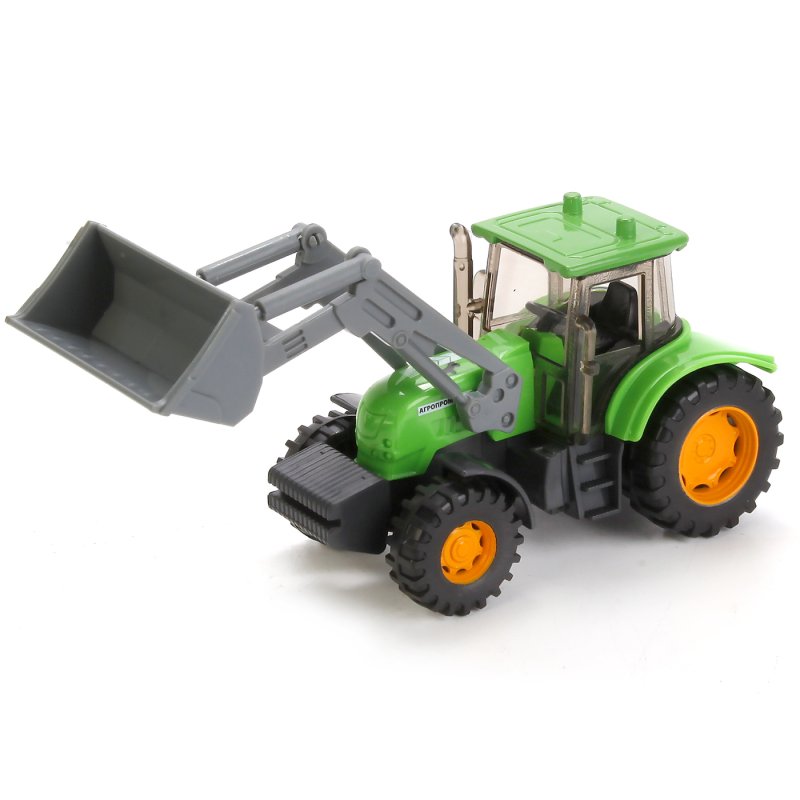 Трактор Технопарк с фигуркой (u1407b-1) 1:64 13 см