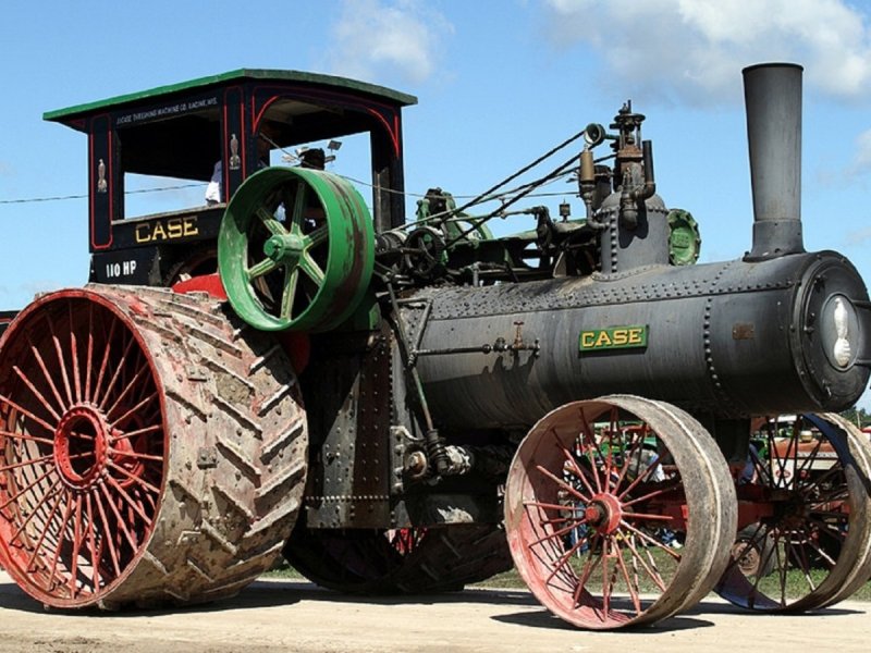 Паровой трактор Case 150 HP