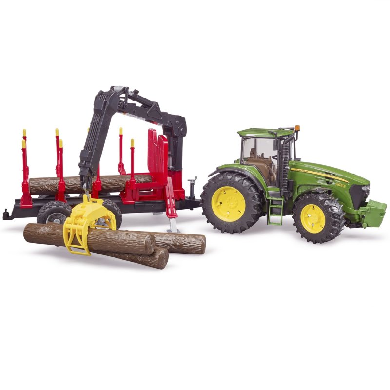 Трактор Bruder John Deere 1210e с