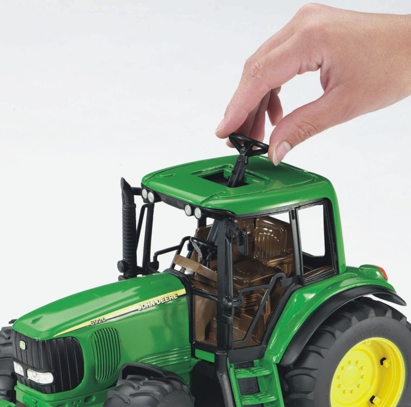 Трактор Bruder John Deere 6920 с погрузчиком , 02-052