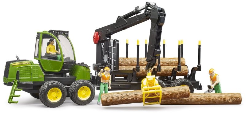 Трактор Bruder John Deere 1210e (02-133) 1:16 64 см