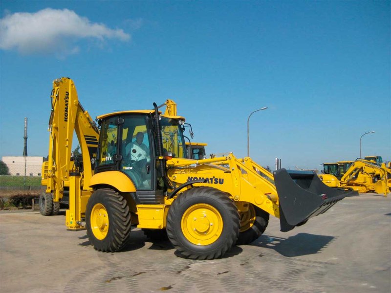 Komatsu экскаваторы погрузчики wb97
