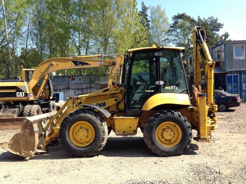 Komatsu экскаваторы погрузчики wb97