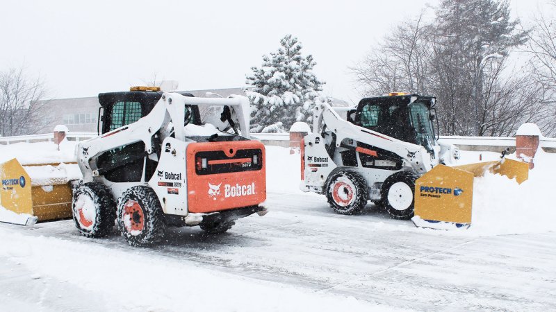 Bobcat s175 снег