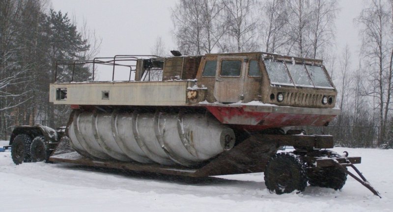 Шнековый вездеход ЗИЛ-4904