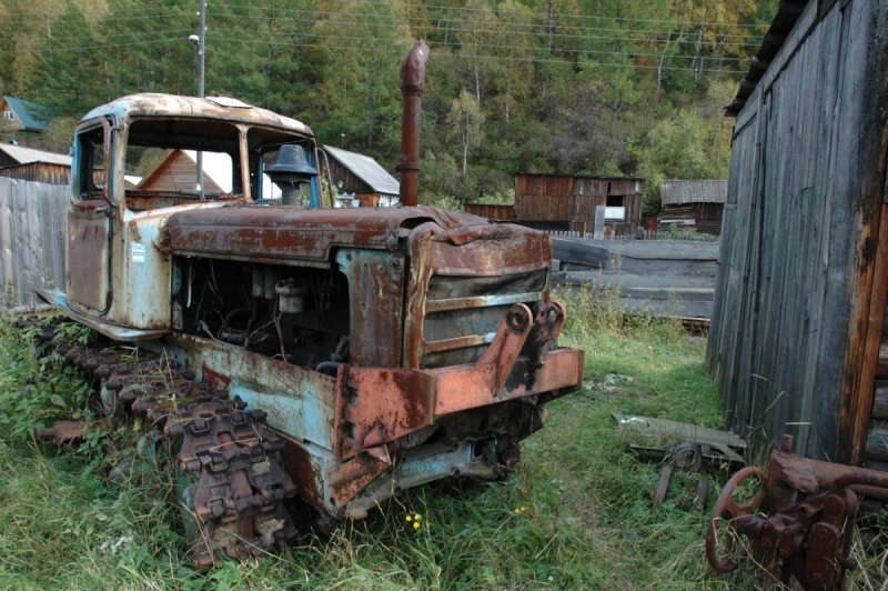ДТ 75 В колхозе