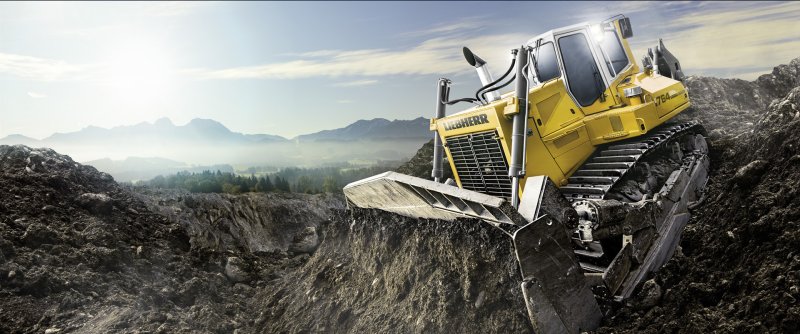 Либхер пр764 бульдозер