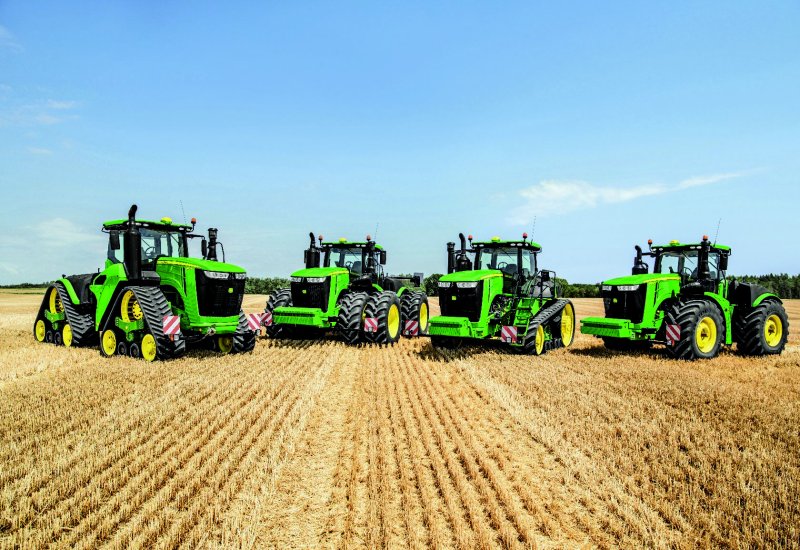 Трактор John Deere 9rt + т740