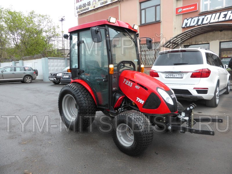 Минитрактор tym t233 с кабиной