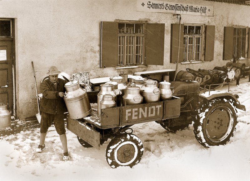 1953 Fendt самоходное шасси