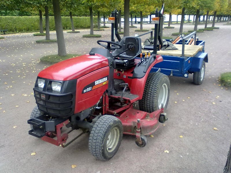 Shibaura p15f с фрезой