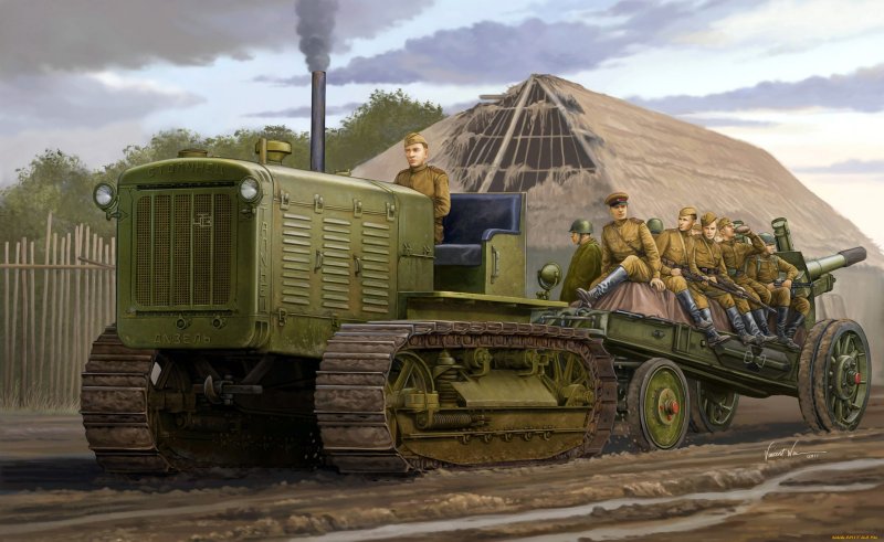05538 Trumpeter 1/35 Советский трактор ЧТЗ-65 "Сталинец"