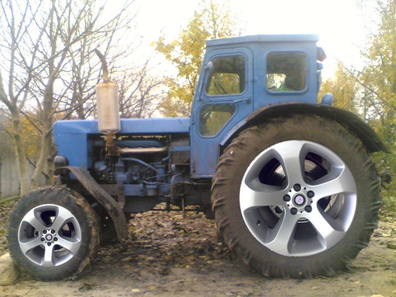 Т-40 (трактор) с МТЗ колесами