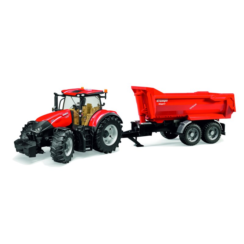 Трактор Bruder Case IH Optum 300 CVX (03-199) С прицепом 1:16