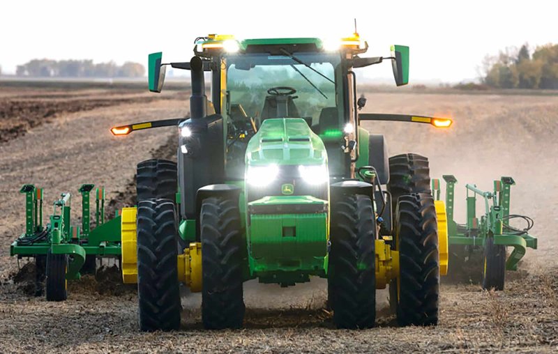John Deere беспилотный трактор