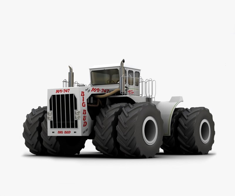 Мощный трактор big Bud