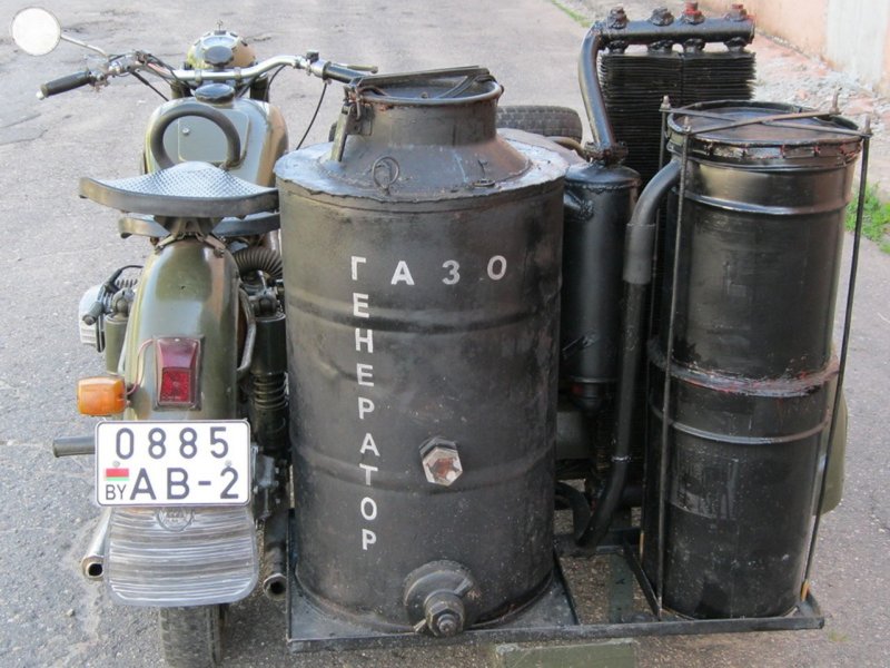 ГАЗ-51 газогенератор на дровах