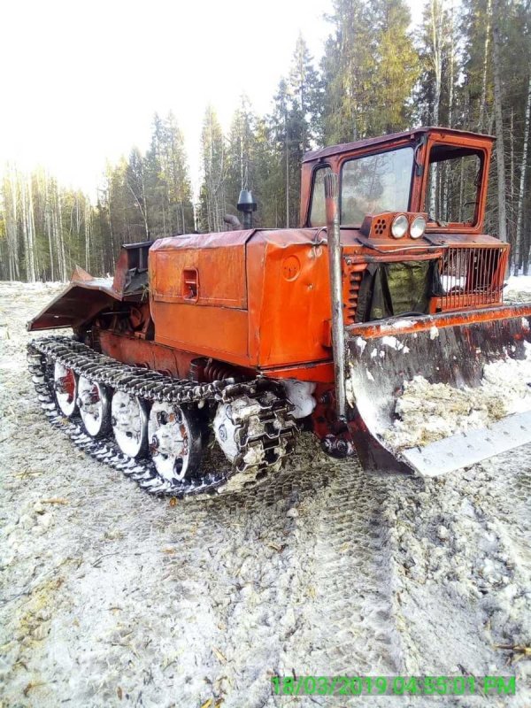 ТДТ-55а трактор трелевочный