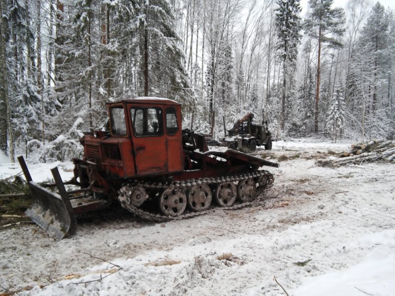 ТДТ-55а трактор трелевочный