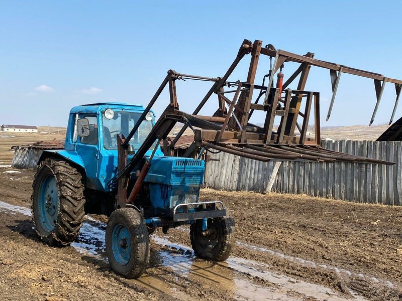 Трактор МТЗ 80 С куном