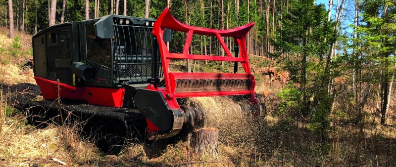 Самоходный мульчер Prinoth Raptor 800