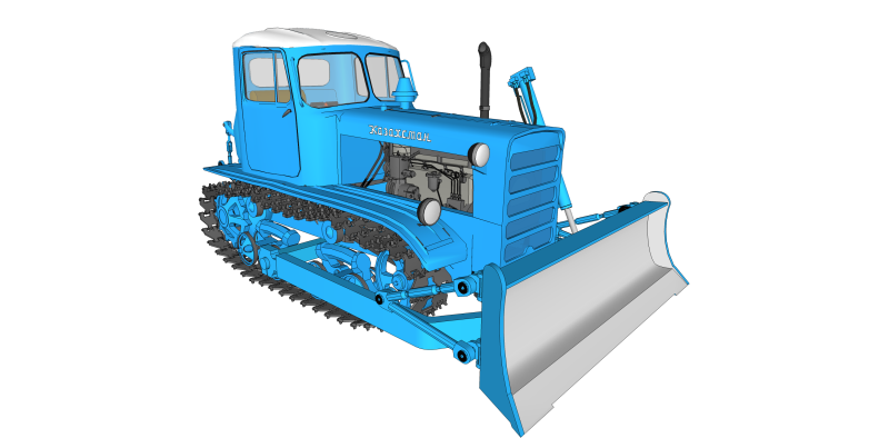 Трактор марки ДТ 75 ррс2