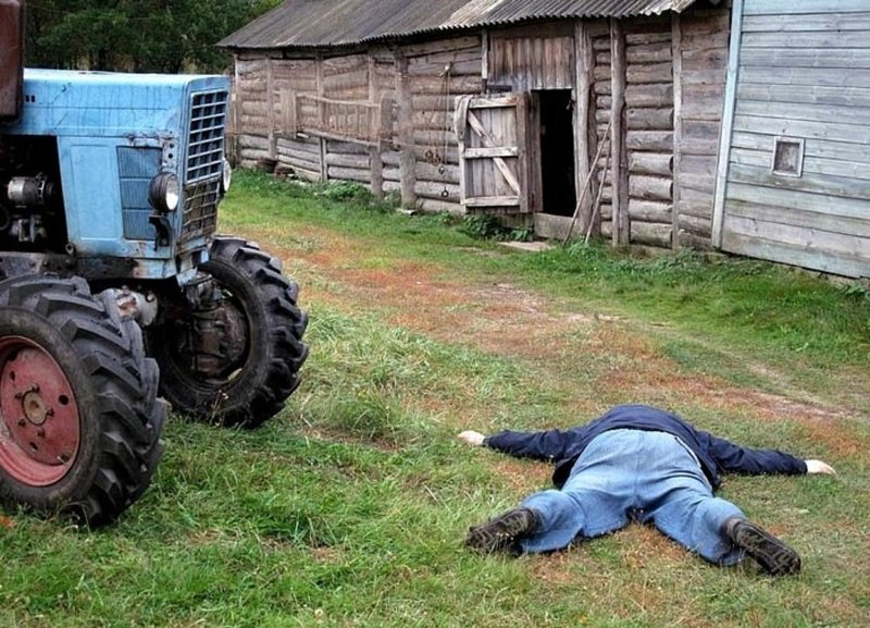 Смешной трактор