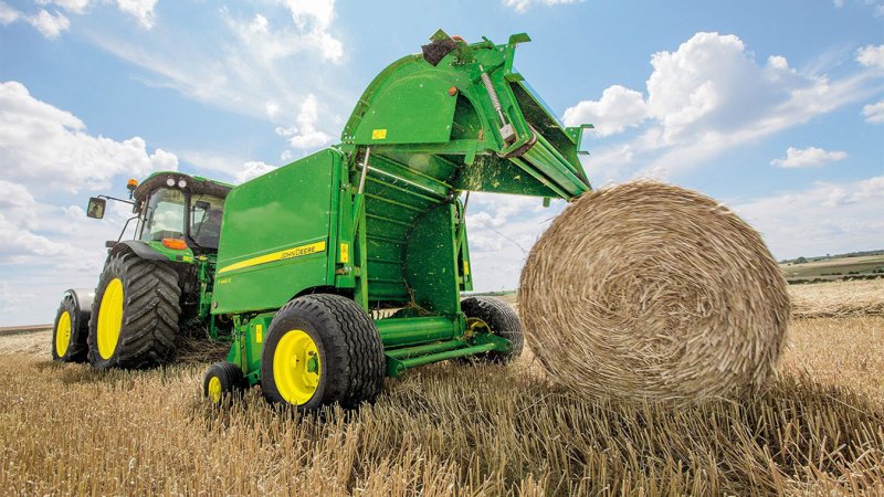 Рулонный пресс-подборщик John Deere f440e