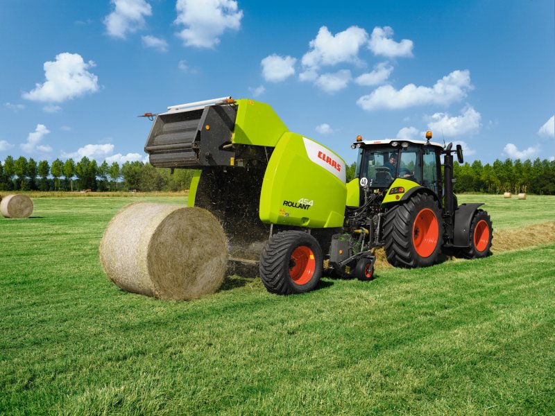 CLAAS трактор пресс подборщик