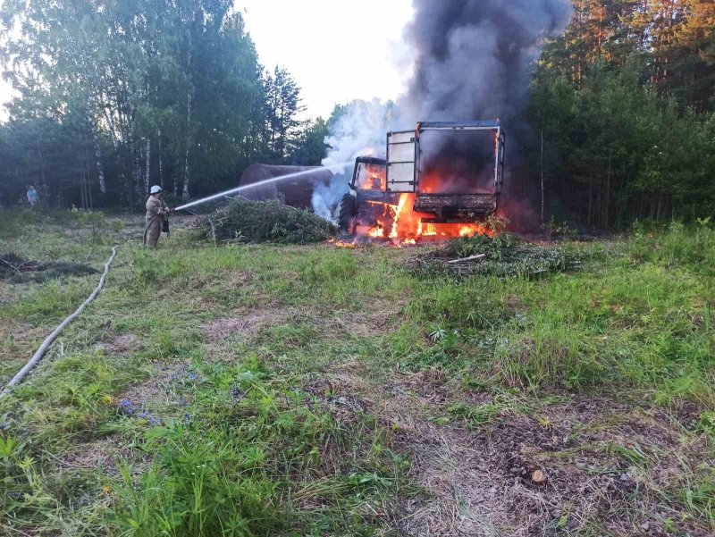 Пожар в Ликино Судогодского района