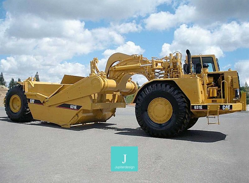 Скрепер Caterpillar 637f
