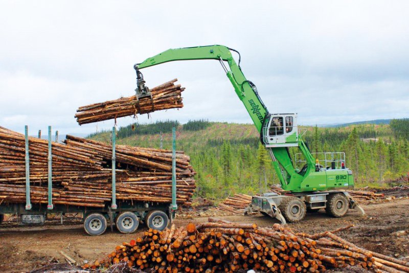 Liebherr погрузчики леса