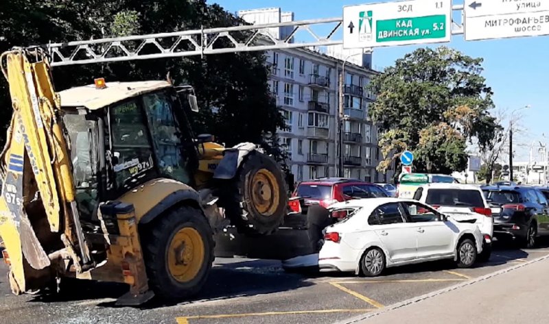 Авария с трактором сегодня