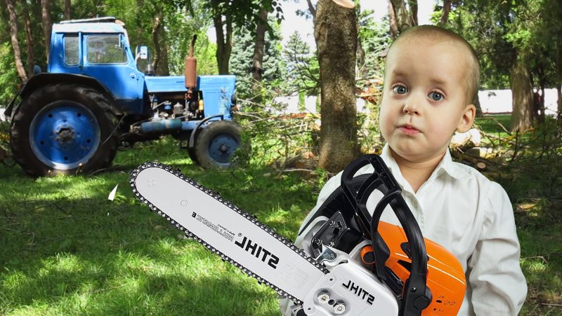 Бензопила для детей