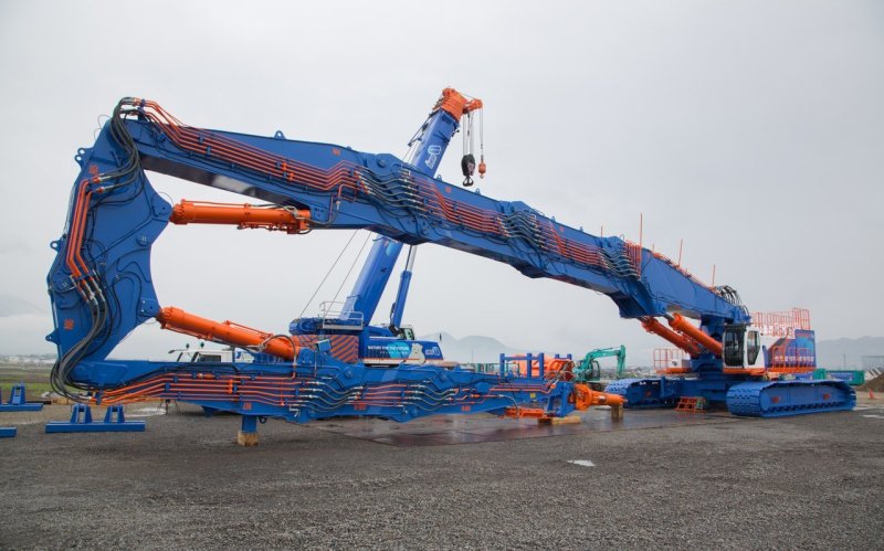Kobelco sk3500d кран робот разрушитель