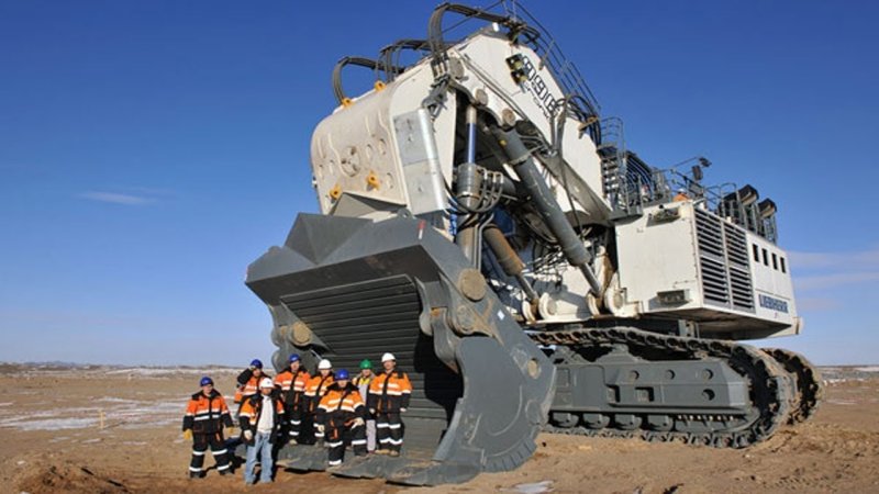 Terex rh 400 самый большой экскаватор в мире