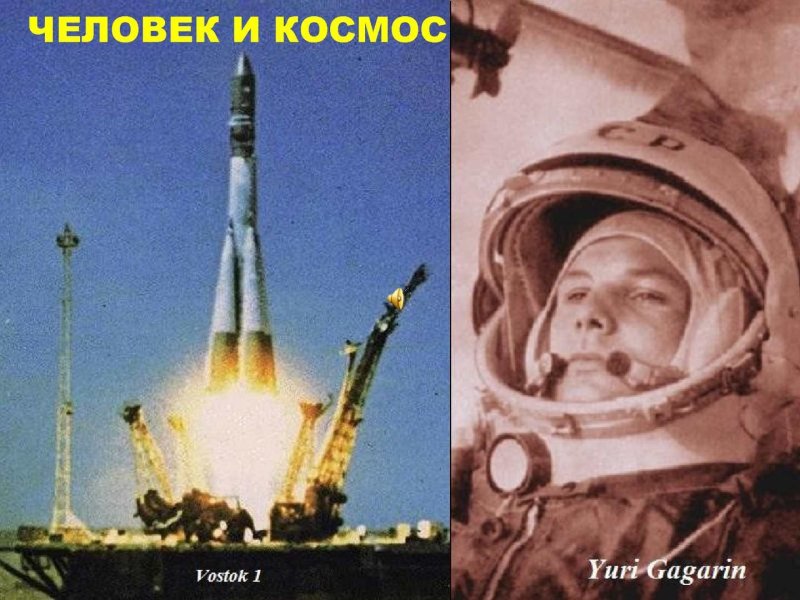 1961 Полет ю.а Гагарина в космос