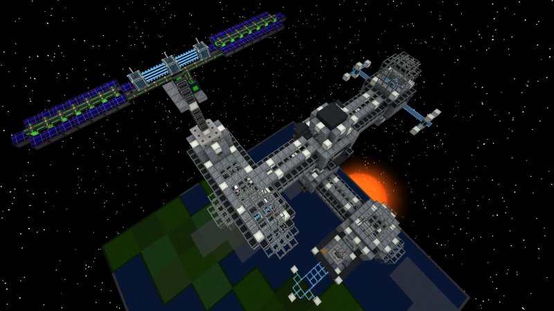 Galacticraft орбитальная станция