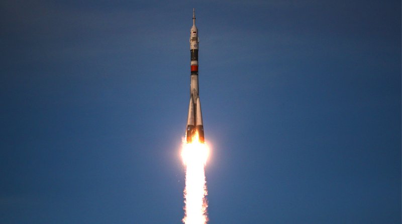 Старт ракеты «Союз МС-11