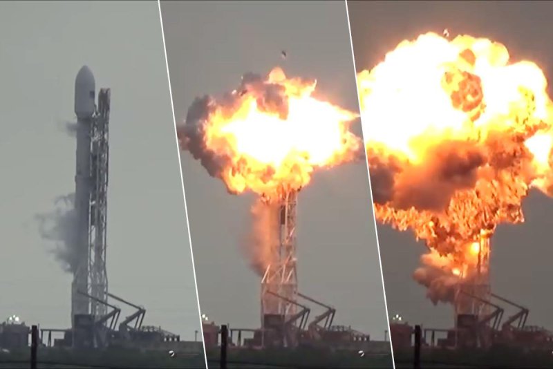 Ракета Элона маска взорвалась на старте