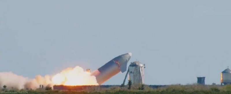 Ракета SPACEX взорвалась