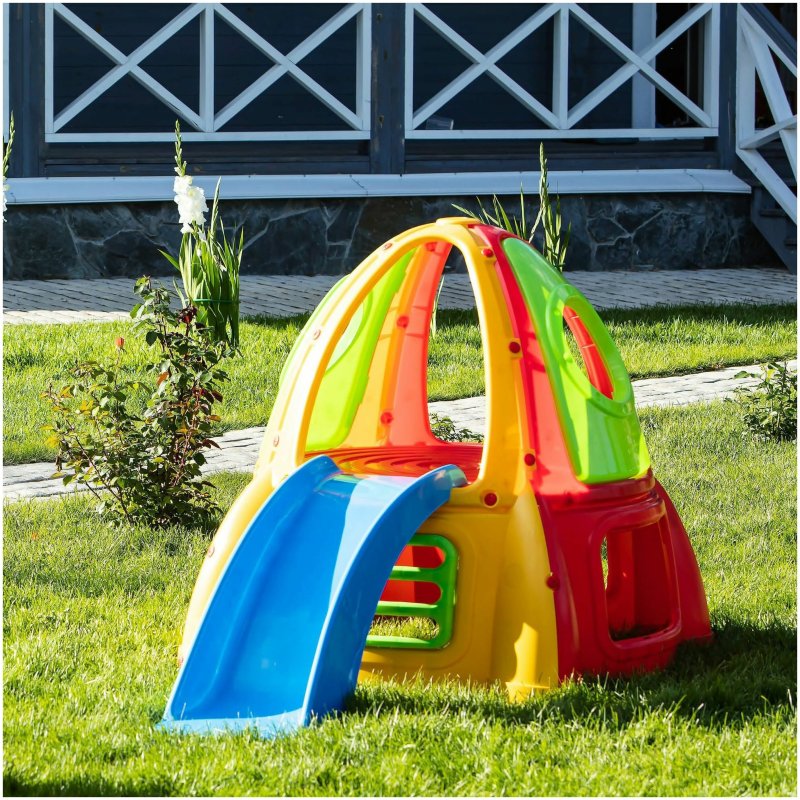 Игровой центр детский с горкой 206х120,5х121,5 см