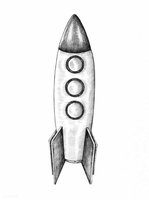 Ракета рисунок