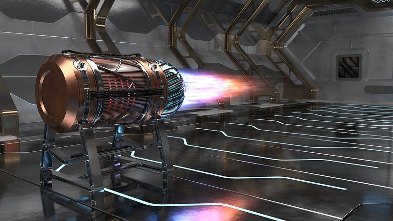 Плазменный двигатель Sci-Fi