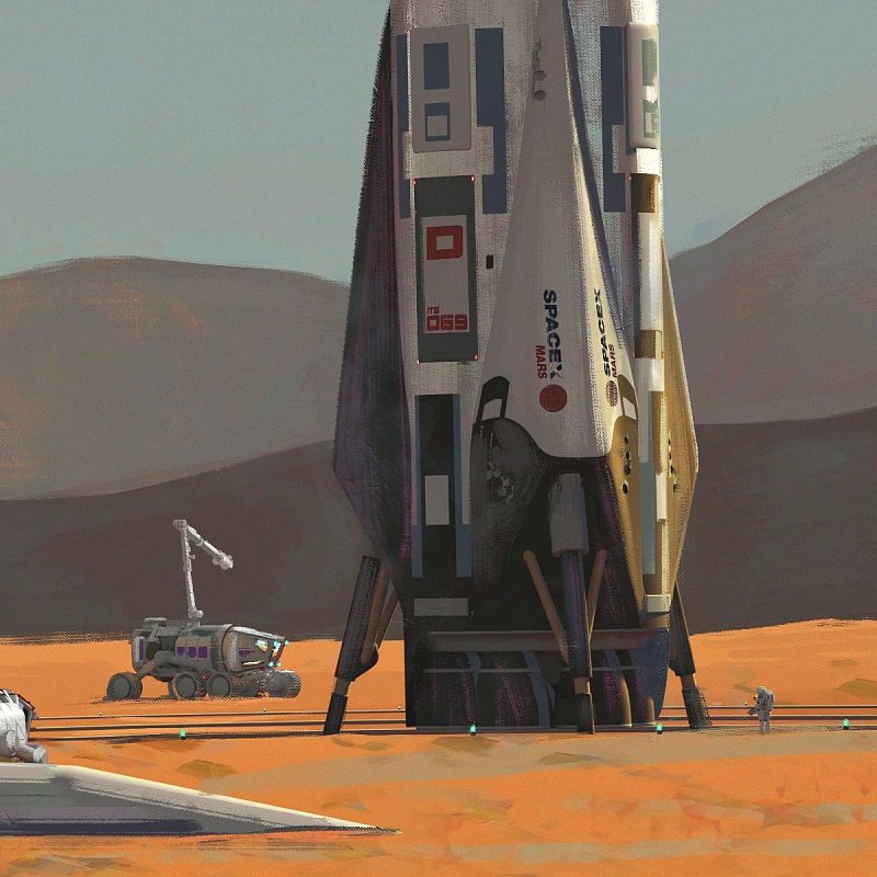 Starship колонизация Марса