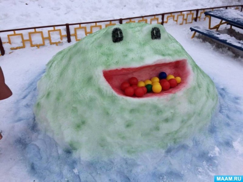 Постройки из снега
