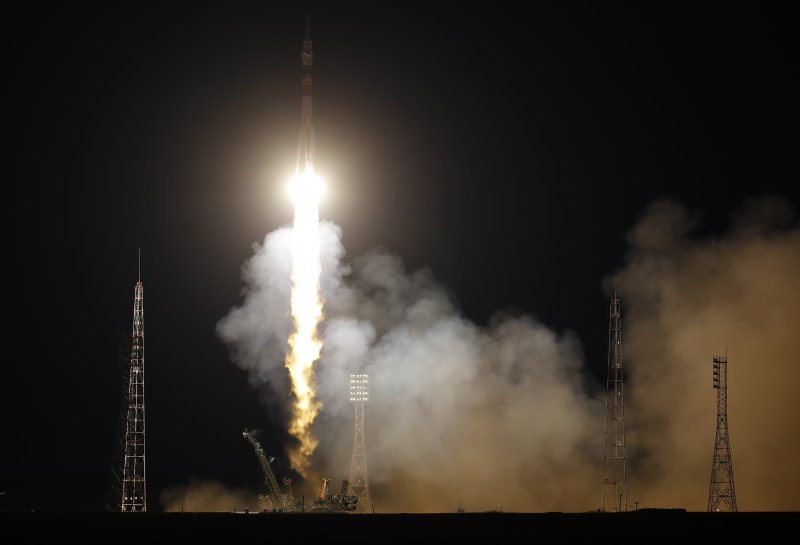 Старт ракеты Союз МС- 15