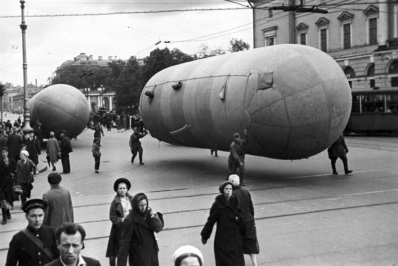 Аэростаты в Москве 1941